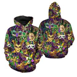 Mardi Gras Hoodie For Men Women, Mardi Gras Festival Shirts, Mardi Gras Zip Up Hoodie