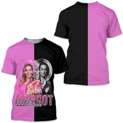 Margot Robbie Barbie Split Shirt Meaningful Gift For Family Gift For Boyfriend Valentine Gift