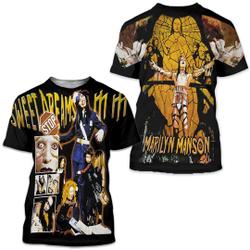 Marilyn Manson Vintage Sweet Dreams Print Reprint Tee Meaningful Gift For Family Gift For Boyfriend Valentine Gift