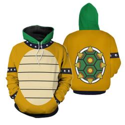 Mario Bowser 3D Full Over Print Hoodie