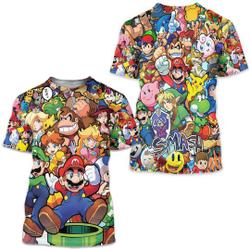 Mario Smash., Movie 3D Shirt Meaningful Gift For Family Gift For Boyfriend Valentine Gift