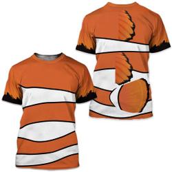 Marlin Shirt, Finding Nemo Costume 3D T Shirt Meaningful Gift For Family Gift For Boyfriend Valentine Gift