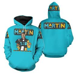 Martin Unisex Sneaker Match 2023 Retro Aqua 5s Hoodie