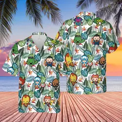 Marvel Avengers Hawaiian Shirt Gift For Your Girlfriend Boyfriend Gift For Love Gift For Friend Best Valentine Present Holiday Gift