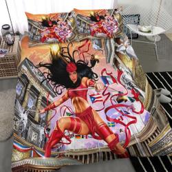 Marvel Elektra Bedding Set Gift For Your Girlfriend Boyfriend Gift For Love Gift For Friend Best Valentine Present Holiday Gift
