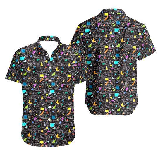 Math Mind Pattern Hawaiian Shirt Gift For Your Girlfriend Boyfriend Gift For Love Gift For Friend Best Valentine Present Holiday Gift