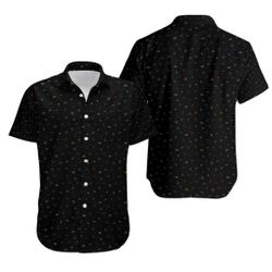 Math Symbols Black Button Up | Mathematics Button Down and Hawaiian Shirt Gift For Your Girlfriend Boyfriend Gift For Love Gift For Friend Best Valentine Present Holiday Gift