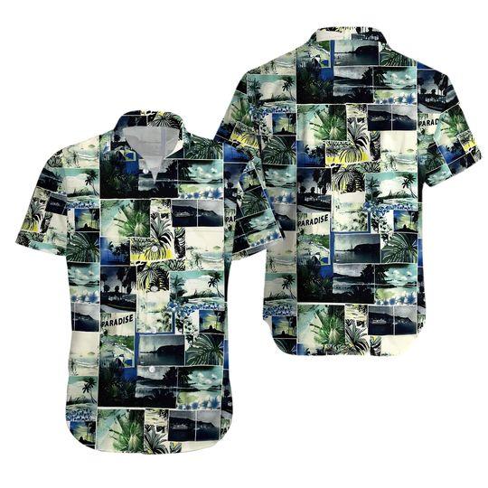 Medium Silk Tommy Bahama Hawaiian Aloha Shirt Gift For Your Girlfriend Boyfriend Gift For Love Gift For Friend Best Valentine Present Holiday Gift