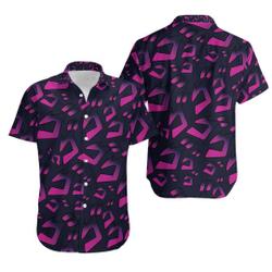 Menacing Aura JoJos Bizarre Adventure Button Up Hawaiian Shirt Gift For Your Girlfriend Boyfriend Gift For Love Gift For Friend Best Valentine Present Holiday Gift