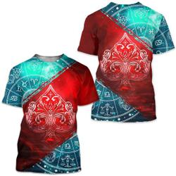 Men's 3D Poker Shirt Funny Poker Graphic T Shirts Meaningful Gift For Family Gift For Boyfriend Valentine Gift