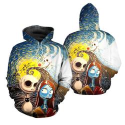 Men's Christmas Halloween Jack Skellington 3D Printed Hoodie