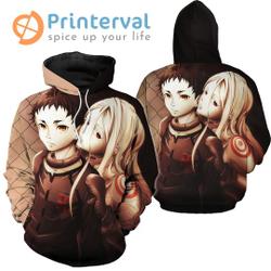 Men's Deadman Wonderland Graphic Hoodie Novelty Anime Pullover Sweatshirt