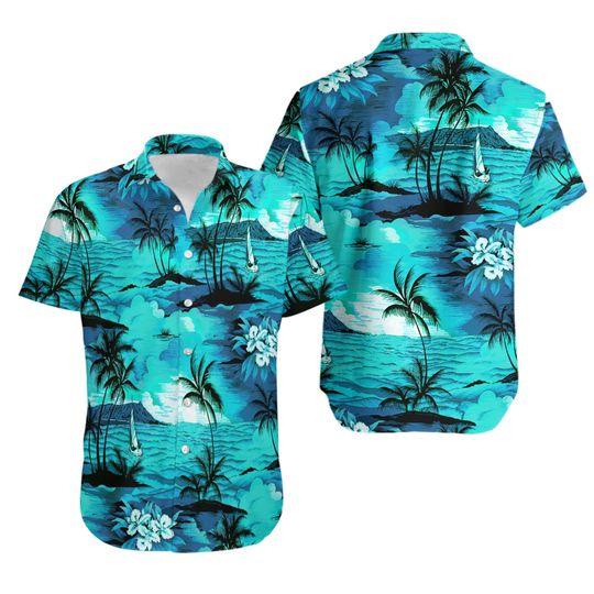 Men's Hawaiian Beach Shirt Gift For Your Girlfriend Boyfriend Gift For Love Gift For Friend Best Valentine Present Holiday Gift