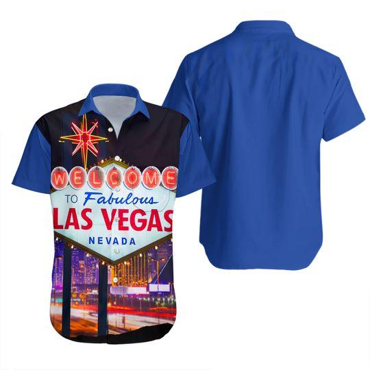 Men's Las Vegas Hawaiian Shirt Gift For Your Girlfriend Boyfriend Gift For Love Gift For Friend Best Valentine Present Holiday Gift