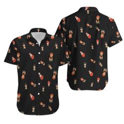 Men's Mupets Inspired Beaker Hawaiian Shirt Gift For Your Girlfriend Boyfriend Gift For Love Gift For Friend Best Valentine Present Holiday Gift