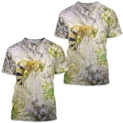 Men's Unisex Tee T shirt 3D Print Graphic Prints Bee Animal Meaningful Gift For Family Gift For Boyfriend Valentine Gift