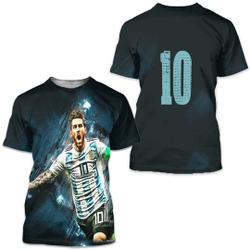Messi Number 10 Argentina 3D T-shirt Meaningful Gift For Family Gift For Boyfriend Valentine Gift