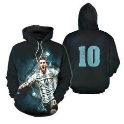 Messi Number 10 Football Player, Rap Hip Hop 90s Bootleg Hoodie