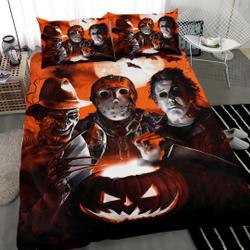 Michael Myers, 3D Printed Horror Movie Halloween Bedding Set Gift For Your Girlfriend Boyfriend Gift For Love Gift For Friend Best Valentine Present Holiday Gift