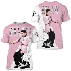 Singer Elvis Presley T-Shirt, Christmas Gift For Fans Meaningful Gift For Family Gift For Boyfriend Valentine Gift