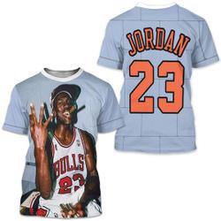 Micheal Jordan MJ All Over Print T Shirt Meaningful Gift For Family Gift For Boyfriend Valentine Gift