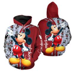 Mickey 3D Hoodie, Mickey Mouse Movie Disney Shirt, Mickey Lover Shirt