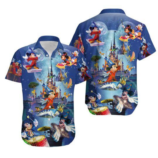 Mickey Aloha Summer World Hawaiian Shirt Gift For Your Girlfriend Boyfriend Gift For Love Gift For Friend Best Valentine Present Holiday Gift