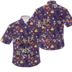 Mickey and Friends Halloween Hawaiian Shirt Gift For Your Girlfriend Boyfriend Gift For Love Gift For Friend Best Valentine Present Holiday Gift
