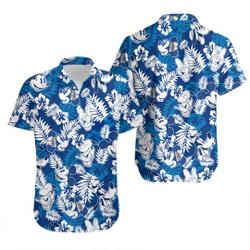 Mickey & Friends Blue White Summer Tropical Disney Hawaiian Shirt Gift For Your Girlfriend Boyfriend Gift For Love Gift For Friend Best Valentine Present Holiday Gift