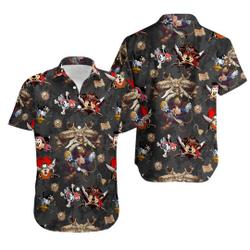Mickey & Friends Pirates Hawaiian Shirt Gift For Your Girlfriend Boyfriend Gift For Love Gift For Friend Best Valentine Present Holiday Gift