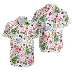 Mickey Gingerbread Disney Christmas Hawaiian Shirt Gift For Your Girlfriend Boyfriend Gift For Love Gift For Friend Best Valentine Present Holiday Gift