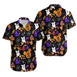Mickey Halloween Hawaiian Shirt Gift For Your Girlfriend Boyfriend Gift For Love Gift For Friend Best Valentine Present Holiday Gift