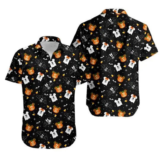 Mickey Halloween Hawaiian Shirt Gift For Your Girlfriend Boyfriend Gift For Love Gift For Friend Best Valentine Present Holiday Gift