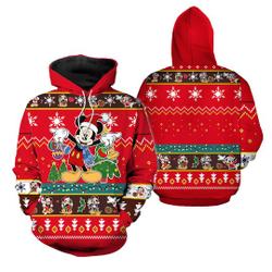 Mickey Mouse Lover Hoodie, Mickey 3D All Over Printed Hoodie