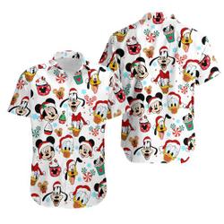 Mickey Mouse And Friends Disney Christmas Candy Hawaiian Shirt Gift For Your Girlfriend Boyfriend Gift For Love Gift For Friend Best Valentine Present Holiday Gift