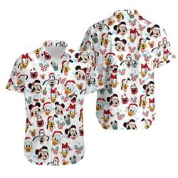 Mickey Mouse And Friends Disney Christmas Candy Hawaiian Shirt Gift For Your Girlfriend Boyfriend Gift For Love Gift For Friend Best Valentine Present Holiday Gift