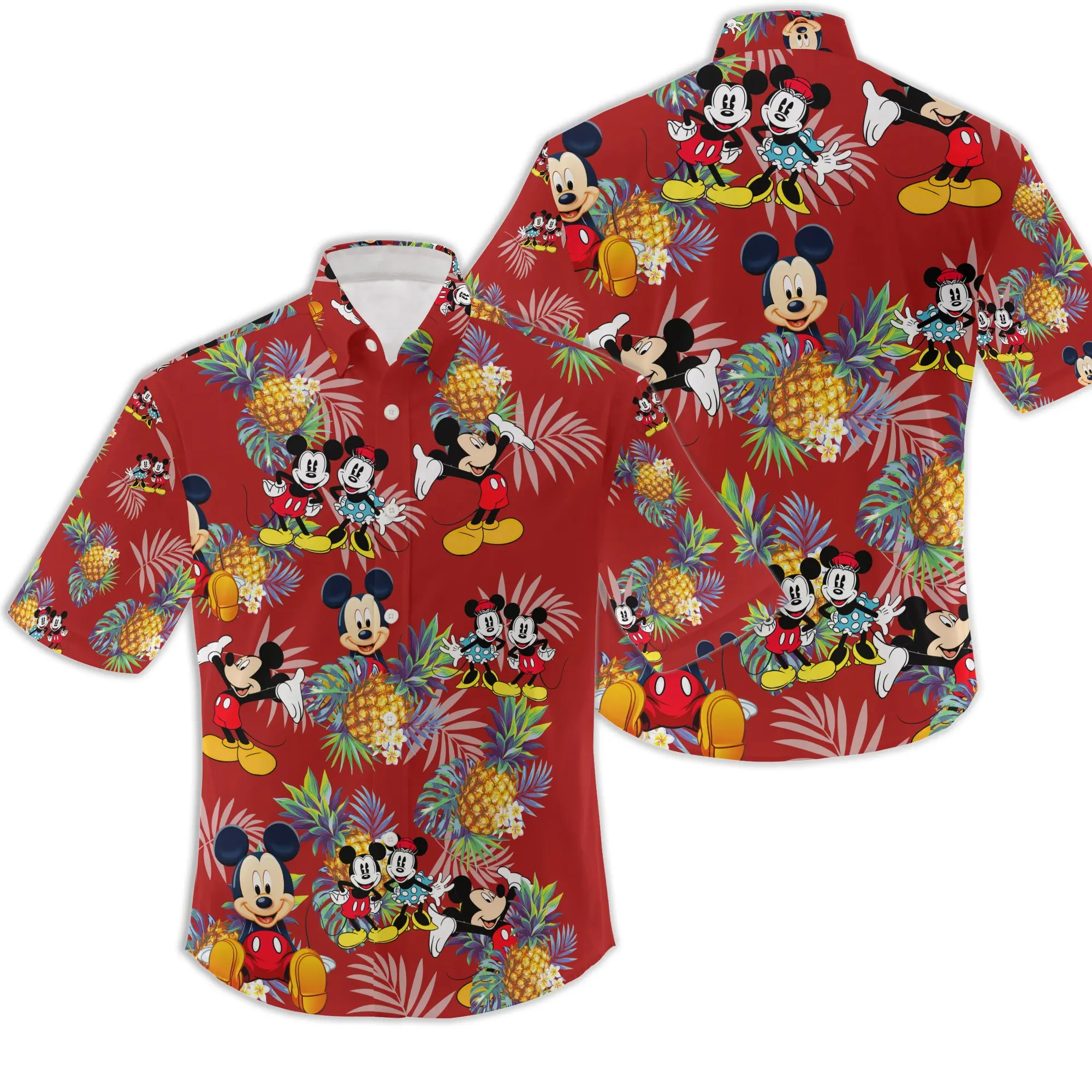 Mickey Mouse Hawaiian Shirt Gift For Your Girlfriend Boyfriend Gift For Love Gift For Friend Best Valentine Present Holiday Gift