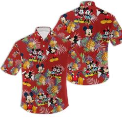 Mickey Mouse Hawaiian Shirt Gift For Your Girlfriend Boyfriend Gift For Love Gift For Friend Best Valentine Present Holiday Gift