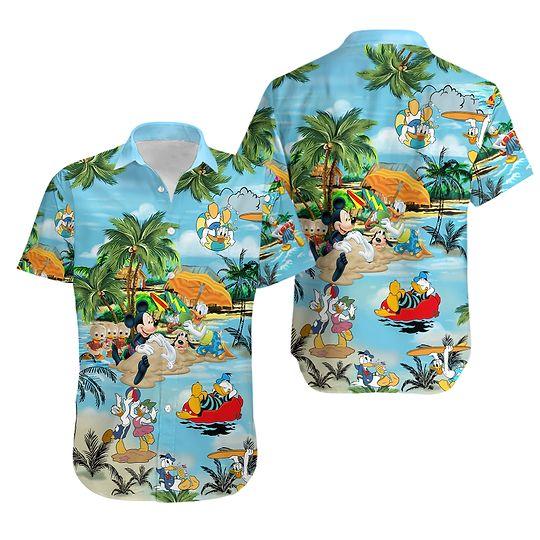 Mickey Mouse Hawaiian Shirt Gift For Your Girlfriend Boyfriend Gift For Love Gift For Friend Best Valentine Present Holiday Gift