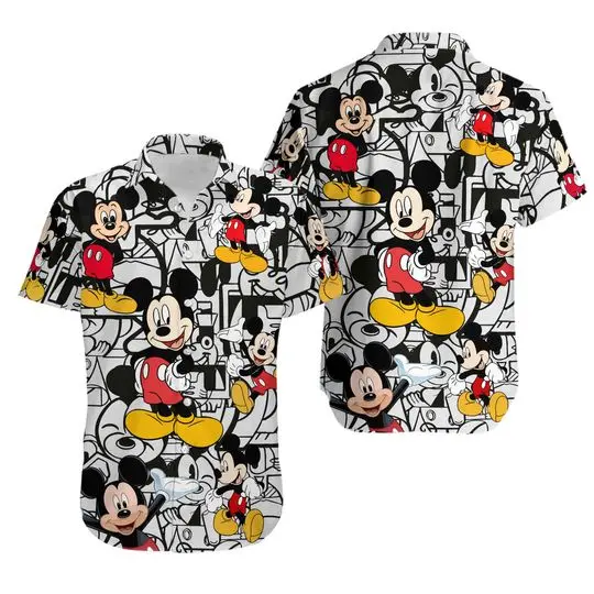 Mickey Mouse Hawaiian Shirt Gift For Your Girlfriend Boyfriend Gift For Love Gift For Friend Best Valentine Present Holiday Gift