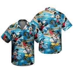 Mickey Mouse Hawaiian shirt Summer Beach Shirt Gift For Your Girlfriend Boyfriend Gift For Love Gift For Friend Best Valentine Present Holiday Gift