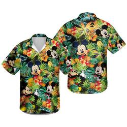 Mickey Mouse Pineapple Fruit Tropical Hawaiian Shirt Gift For Your Girlfriend Boyfriend Gift For Love Gift For Friend Best Valentine Present Holiday Gift