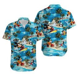 Mickey Mouse Summer Hawaiian Shirt Gift For Your Girlfriend Boyfriend Gift For Love Gift For Friend Best Valentine Present Holiday Gift