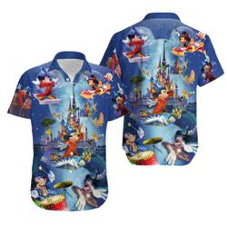 Mickey Mouse Summer Hawaiian Shirt, Mickey Summer Hawaiian Shirt Gift For Your Girlfriend Boyfriend Gift For Love Gift For Friend Best Valentine Present Holiday Gift