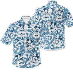 Mickey Mouse Tropical Hawaiian Shirt Gift For Your Girlfriend Boyfriend Gift For Love Gift For Friend Best Valentine Present Holiday Gift