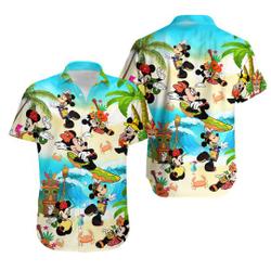 Mickey Vacation Aloha Summer Hawaiian, Aloha Hawaiian Shirt for Summer Beach Vibes Gift For Your Girlfriend Boyfriend Gift For Love Gift For Friend Best Valentine Present Holiday Gift