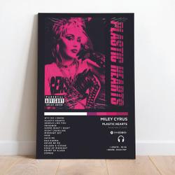 Miley Cyrus - Plastic Hearts Album Poster Meaningful Gift For Family Gift For Boyfriend Valentine Gift Birthday Gift Holiday Gift