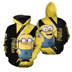 Minion Hoodie, Minion 3D Hoodie