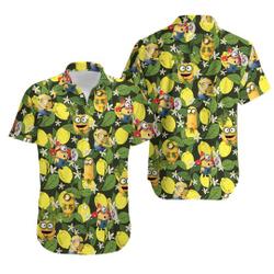 Minions Hawaiian Shirt Gift For Your Girlfriend Boyfriend Gift For Love Gift For Friend Best Valentine Present Holiday Gift