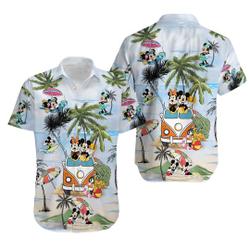 Disney Mickey Mouse Hawaiian Shirt, Mickey Mouse Hawaiian Shirt Gift For Your Girlfriend Boyfriend Gift For Love Gift For Friend Best Valentine Present Holiday Gift